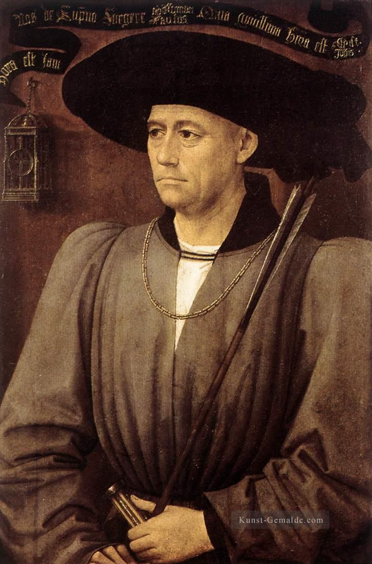Porträt eines Mannes Niederländische Maler Rogier van der Weyden Ölgemälde